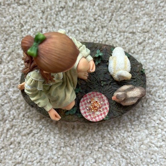 EUC Vintage Virtues 2002 DEMDACO RESPONSIBILITY Kathy Killip Girl & Ducks 5” - Picture 5 of 7